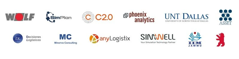 anyLogistix Conference 2024 participants logos