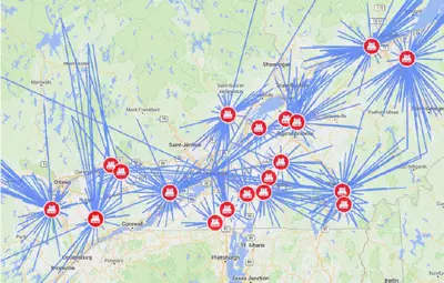 Client's logistics network